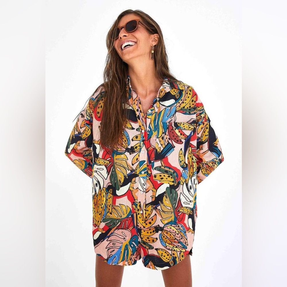 FARM Rio Colorful Tropical Jumpsuit